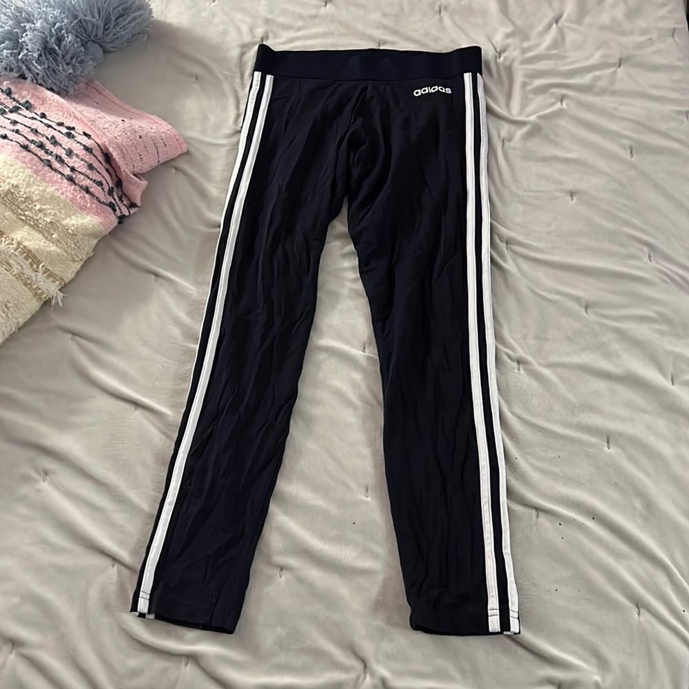 Dark Navy blue Adidas leggings